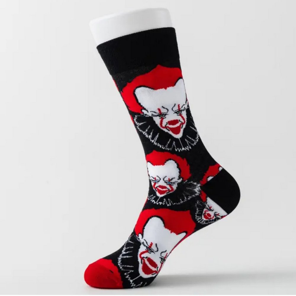 Creepy Clown Pennywise Trouser Socks